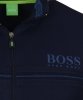 Komplet dresowy spodnie bluza Hugo Boss męski granatowy bluza ze stójką